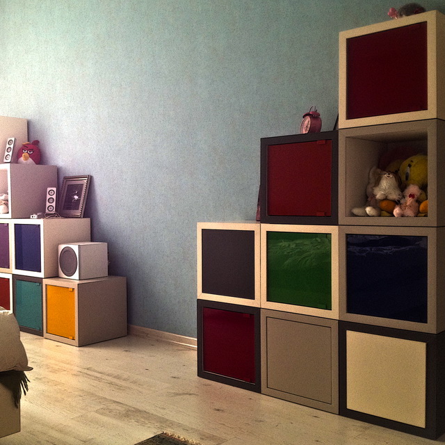 خانه دروس: باکس‌های رنگی اتاق خواب